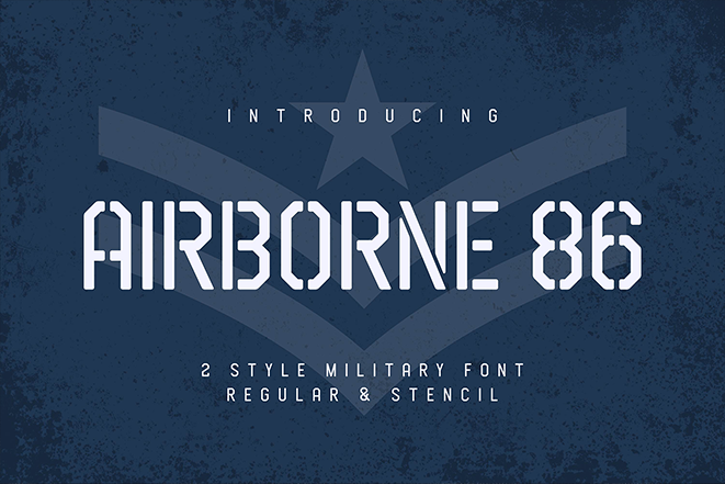Airborne 86 Stencil sample image