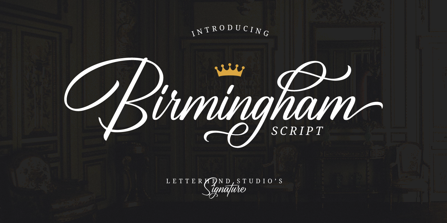 Birmingham Script sample image