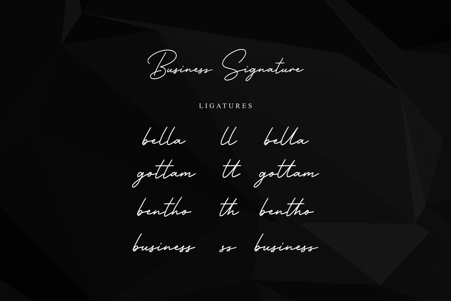 Business Signature sample image