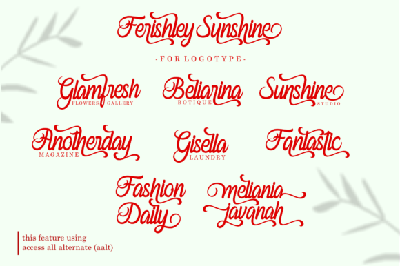 Ferishley Sunshine sample image