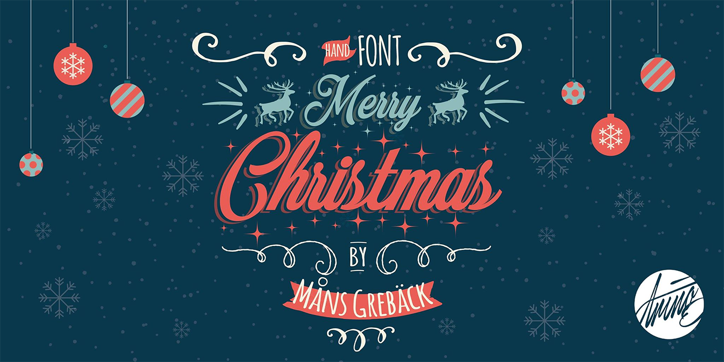 Merry Christmas Flake sample image