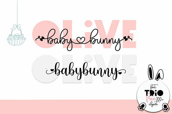 Olive and Baby Bunny sample image